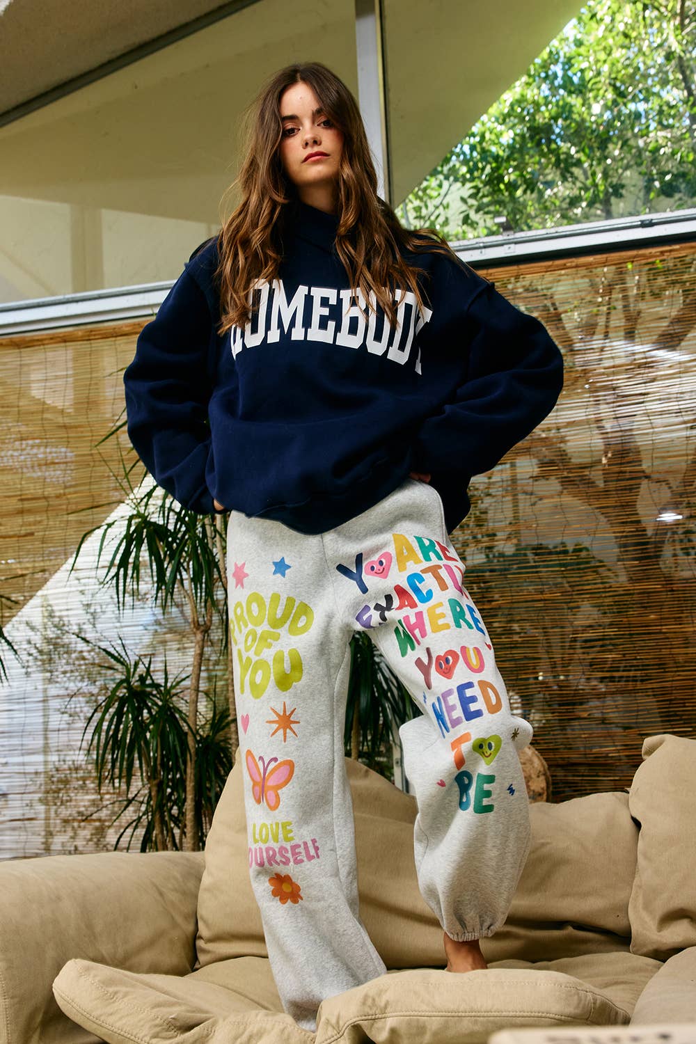 Find Your Inspiration Graphic Jogger Sweatpants