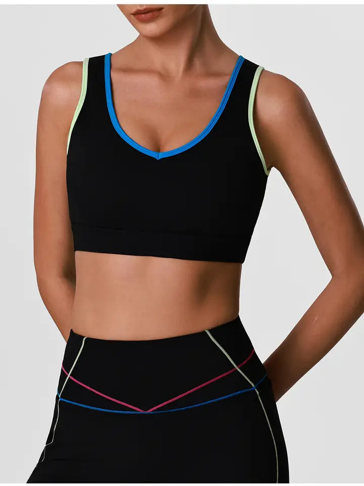 Contrast Sports Bra