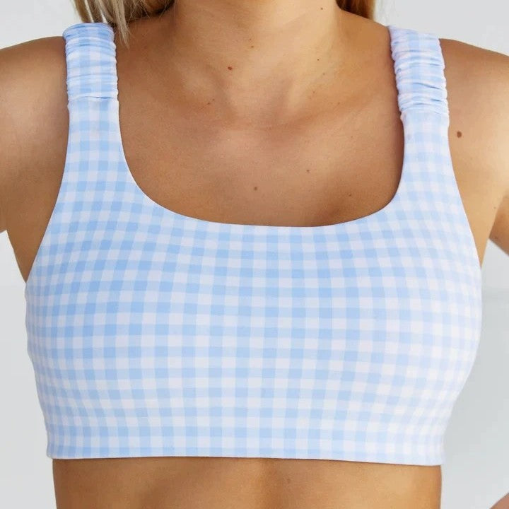 Gingham Sports Bra