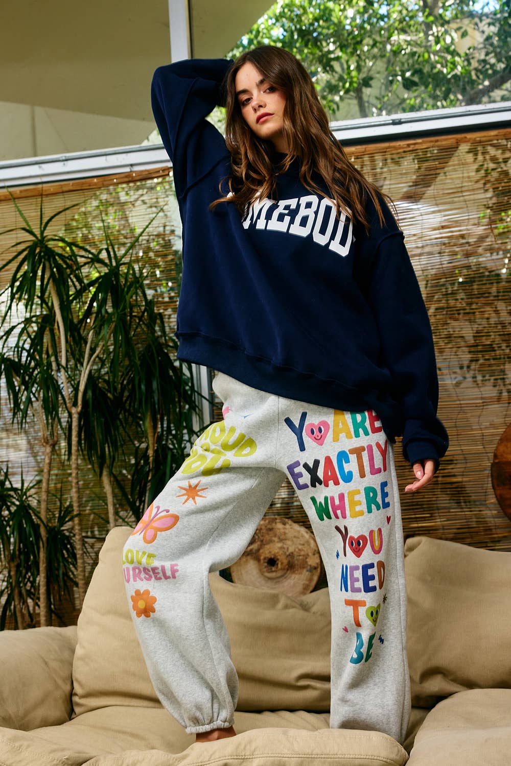 Find Your Inspiration Graphic Jogger Sweatpants