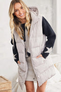 Down For Fun Hooded Puffer Vest