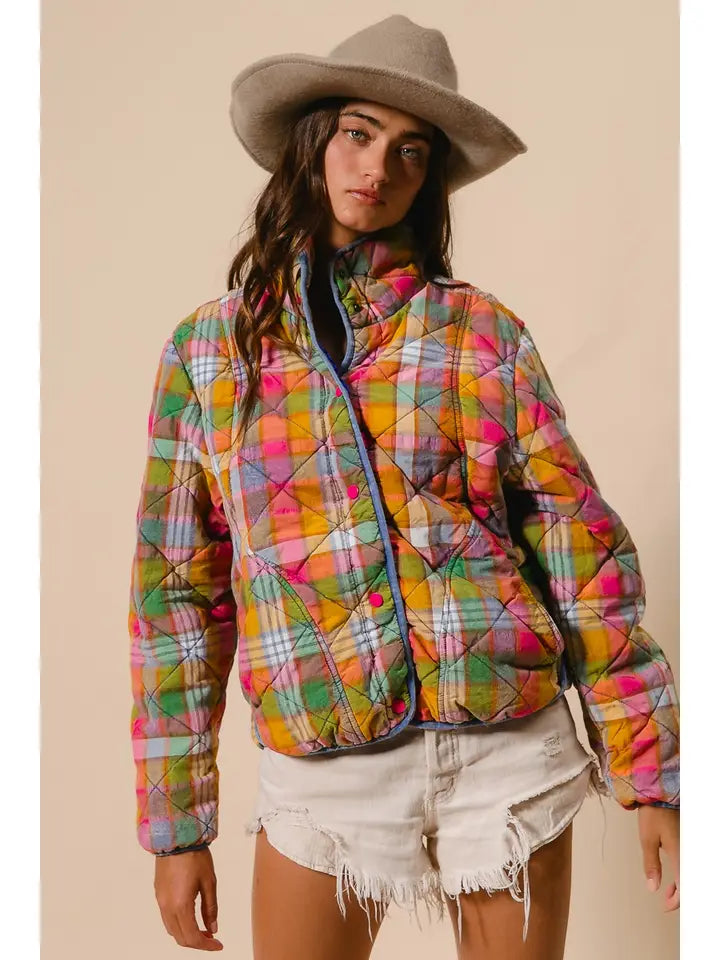 Vintage Plaid Jacket