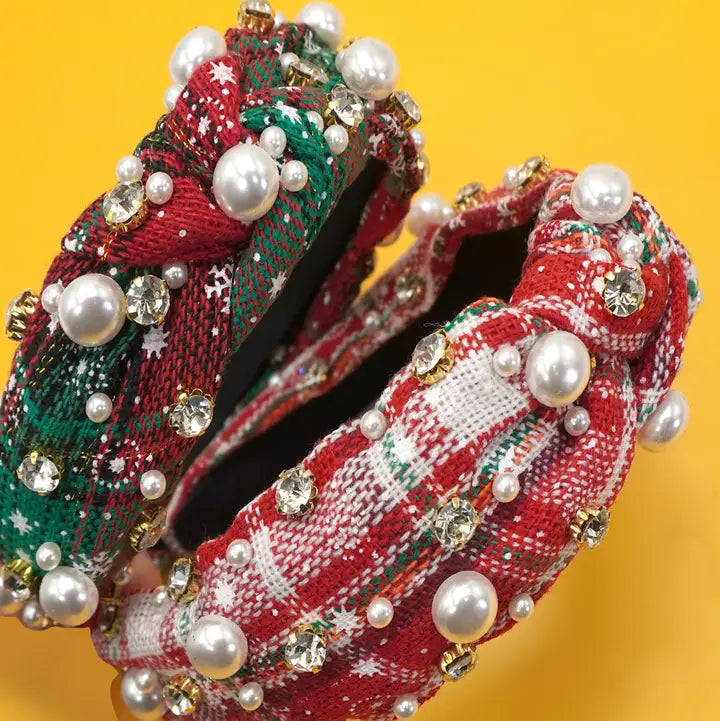 Christmas Plaid Headband