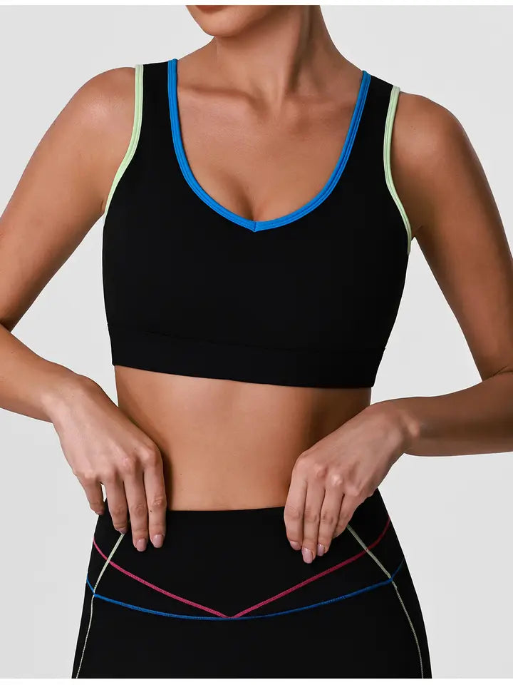 Contrast Sports Bra