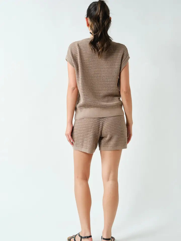 Coastal Crochet Breeze Knit Top