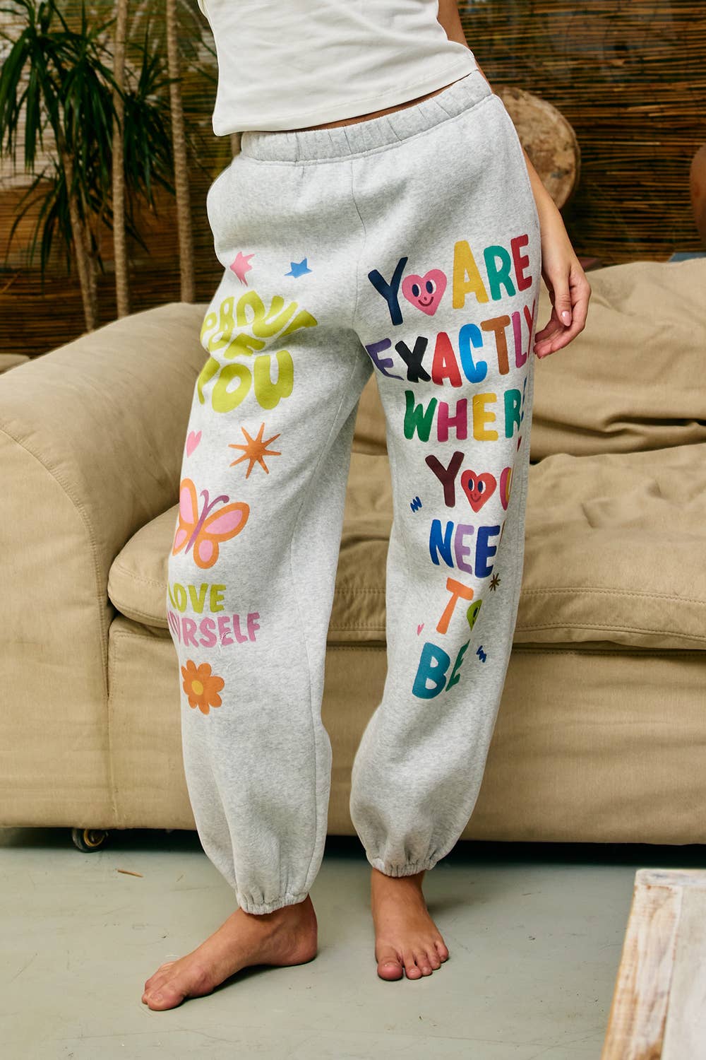 Find Your Inspiration Graphic Jogger Sweatpants