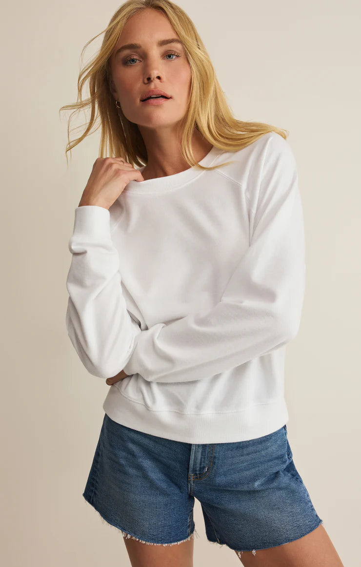 Saldana Solid Sweatshirt