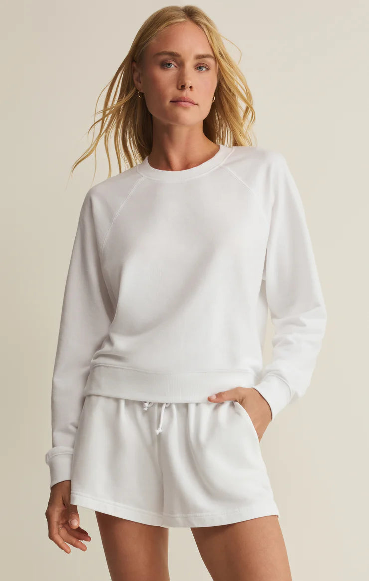 Saldana Solid Sweatshirt