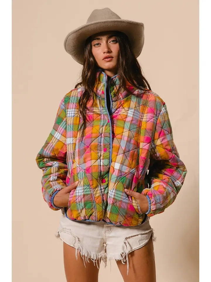 Vintage Plaid Jacket
