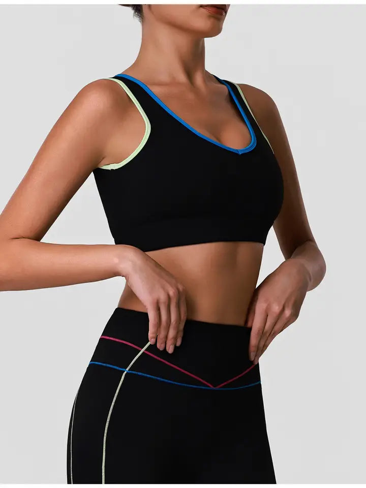 Contrast Sports Bra