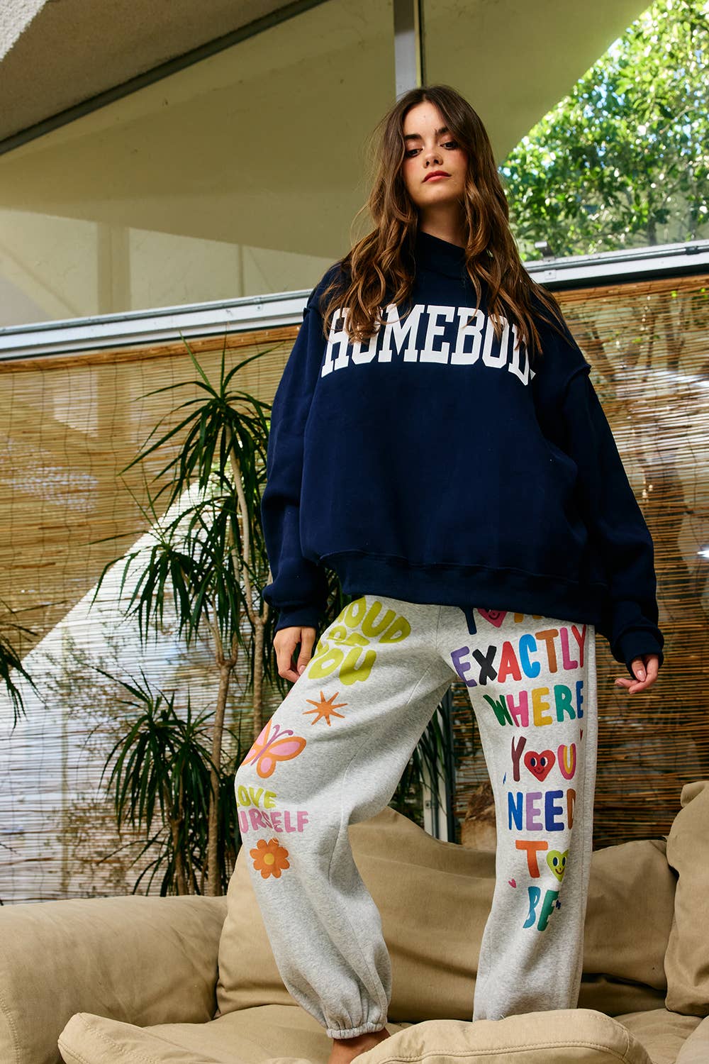 Find Your Inspiration Graphic Jogger Sweatpants