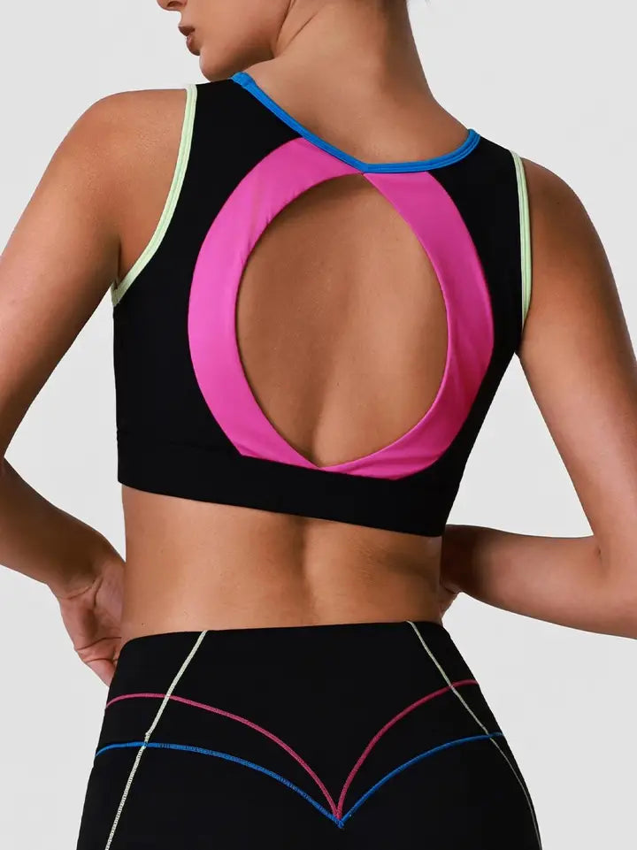 Contrast Sports Bra